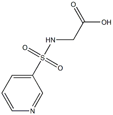 [(PYRIDIN-3-YLSULFONYL)AMINO]ACETIC ACID Struktur