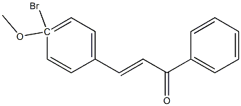 4Methoxy-4-BromoChalcone Struktur