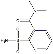 2-aminosulfonyl-N,N-dimethylnicotinamide Struktur