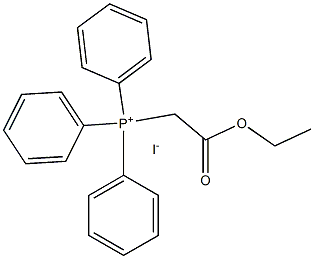 Ethoxycarbonylmethyltriphenylphosphonium iodide Struktur