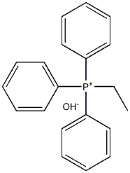 Ethyltriphenylphosphonium hydroxide Struktur