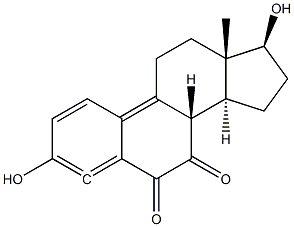 Estradiol-4,9-dienedione Struktur