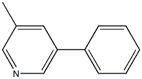 5-phenyl-3-methylpyridine Struktur