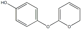 2-(P-HYDROXYPHENOXY)PYRAN Struktur