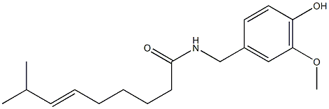 CAPSAICIN,2%,DECOLORIZED Struktur