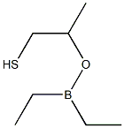 Propanethiol, 2-(diethylboryloxy)- Struktur