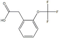 2-(TRIFLUOROMETHYLOXY)PHENYLACETIC ACID Struktur