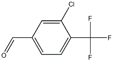 3-CHLORO-4-(TRIFLUOROMETHYL) BENZALDEHYDE Struktur