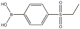 P-ETHYLSULFONYLPHENYLBORONIC ACID Struktur