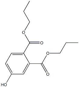 DI-N-PROPYL-4-HYDROXYPHTHALATE Struktur