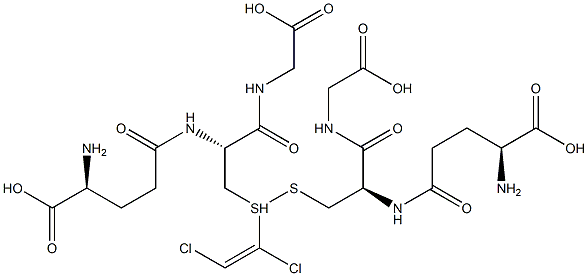 S-1,2-TRANS-DICHLORO-VINYL-GLUTATHIONE Struktur