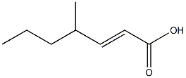 4-PROPYL-2-PENTENOICACID Struktur