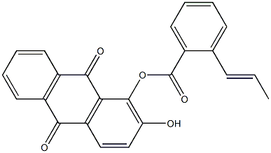 ALIZARIN-2-CINNAMATE Struktur