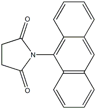 SUCCINIMIDE,N-(9-ANTHRACENYL)- Struktur