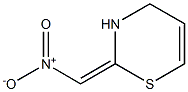 TETRAHYDRO-2-(NITROMETHYLENE)-1,3,THIAZINE Struktur