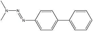 1-(4-PHENYLPHENYL)-3,3-DIMETHYLTRIAZENE Struktur