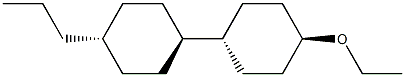 Trans-4-(trans-4-propylcyclohexyl)cyclohexyl ethyl ether Struktur