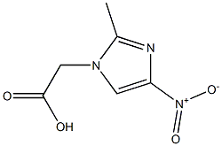 (2-Methyl-4-nitro-imidazol-1-yl)-acetic acid Struktur