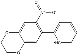 (7-Nitro-2,3-dihydro-benzo[1,4]dioxin-6-yl)-phenyl Struktur