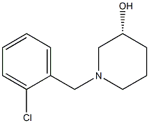 (3R)-1-(2-chlorobenzyl)piperidin-3-ol Struktur