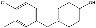 1-(4-chloro-3-methylbenzyl)piperidin-4-ol Struktur