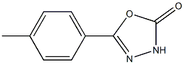 5-(4-methylphenyl)-1,3,4-oxadiazol-2(3H)-one Struktur