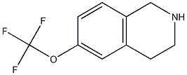 6-(trifluoromethoxy)-1,2,3,4-tetrahydroisoquinoline Struktur