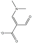 3-N,N-dimethylamino-2-formyl acrylate Struktur