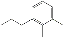 1,2-dimethyl-3-propylbenzene Struktur