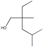 2,4-dimethyl-2-ethyl-1-pentanol Struktur