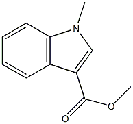 METHYL 1-METHYL-INDOLE -3-CARBOXYLATE Struktur