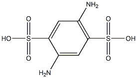 1,4-PHENYLENEDIAMINE-2,5-DISULPHONIC ACID Struktur