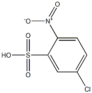 5-CHLORO-2-NITROBENZENE SULPHONIC ACID Struktur