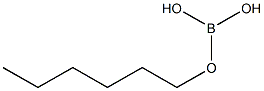 n-hexylboric acid Struktur