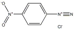 p-nitrobenzenediazonium chloride Struktur