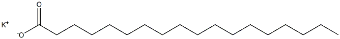 potassium hydrogen stearate Struktur