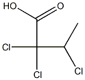 trichlorobutyric acid Struktur