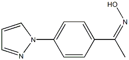 1-[4-(1H-PYRAZOL-1-YL)PHENYL]ETHANONE OXIME Struktur