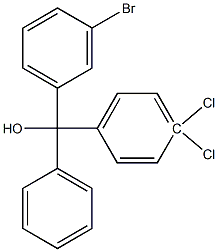 3-BROMO-4'',4''-DICHLOROTRITYL ALCOHOL 95% Struktur