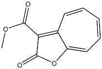 2H-3-METHOXYCARBONYLCYCLOHEPTA[B]FURAN-2-ONE 98+% Struktur