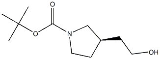 (3R)-1-Boc-3-(2-hydroxyethyl)pyrrolidine Struktur