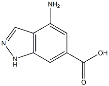 4-AMINOINDAZOLE-6-CARBOXYLIC ACID Struktur