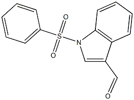 1-PHENYLSULFONYLINDOLE-3-CARBOXALDEHYDE Struktur