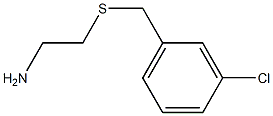 2-[(3-CHLOROBENZYL)SULFANYL]ETHYLAMINE Struktur