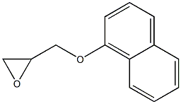 3-(1-NAPHTHALENEOXY)-1,2-EPOXYPROPANE Struktur