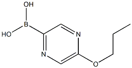 5-(N-PROPOXY)PYRAZINE-2-BORONIC ACID Struktur