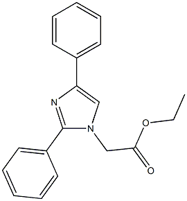 (2,4-DIPHENYL-IMIDAZOL-1-YL)-ACETIC ACID ETHYL ESTER Struktur