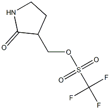 (2-OXOPYRROLIDIN-3-YL)METHYL TRIFLUOROMETHANESULFONATE Struktur