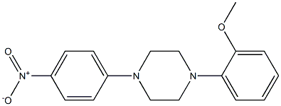 1-(2-METHOXYPHENYL)-4-(4-NITROPHENYL)PIPERAZINE Struktur