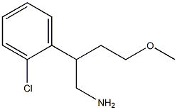 2-(2-CHLOROPHENYL)-4-METHOXYBUTAN-1-AMINE Struktur